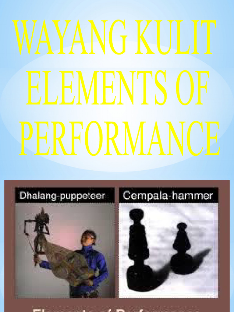 Wayang Kulit Elements | PDF