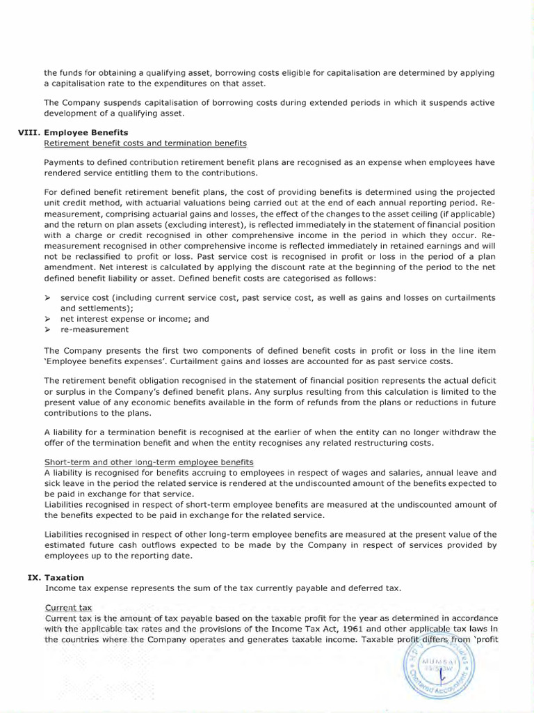 Annual Report 2018 19 Pages 49 | PDF | Expense | Defined Benefit ...