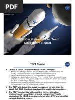 Thrust Oscillation Focus Team Checkpoint Report
