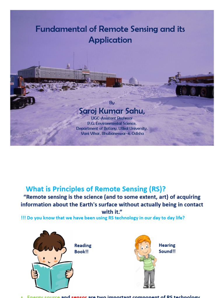 Fundamental of Remote Sensing Class | PDF | Electromagnetic Radiation ...