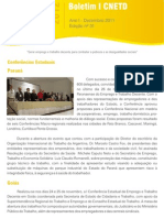 31º Boletim Informativo Da I CNETD