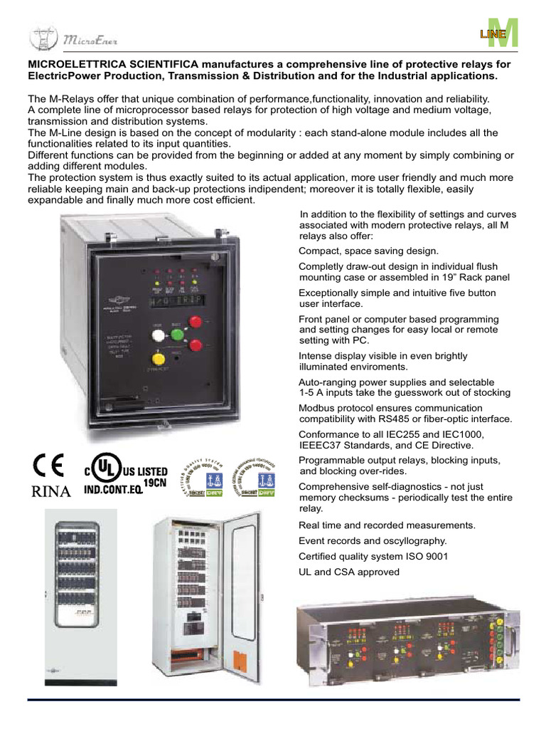 Modular Protective Relays Overview | PDF | Relay | Logic Gate