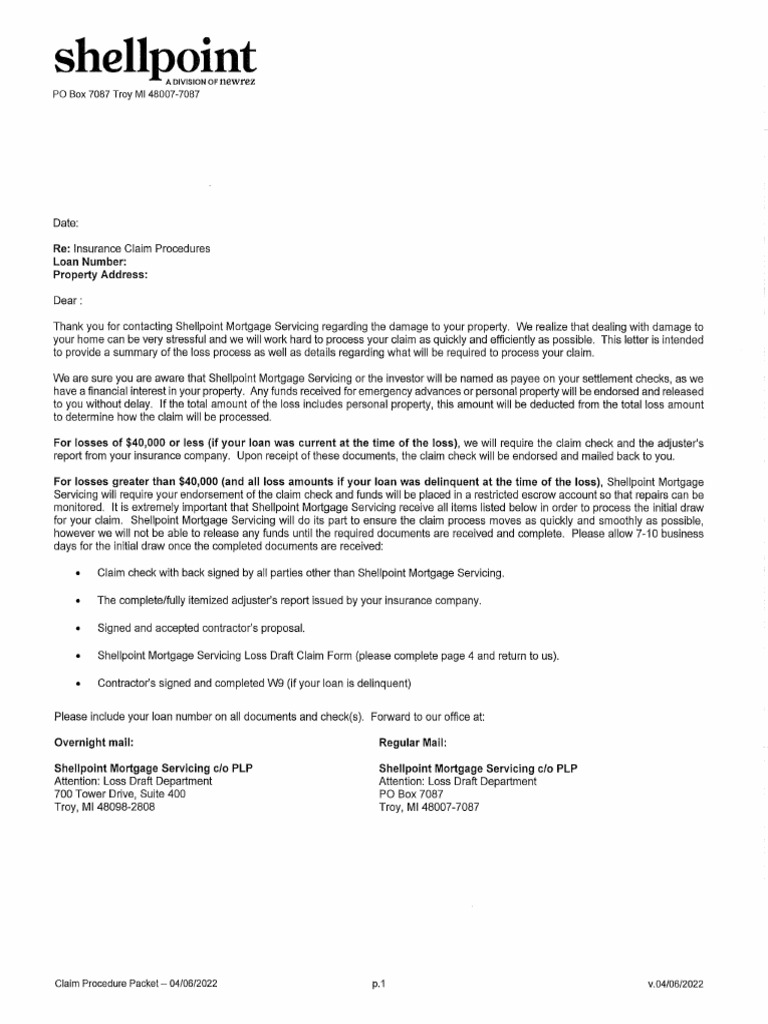 Shellpoint MTG Servicing | PDF