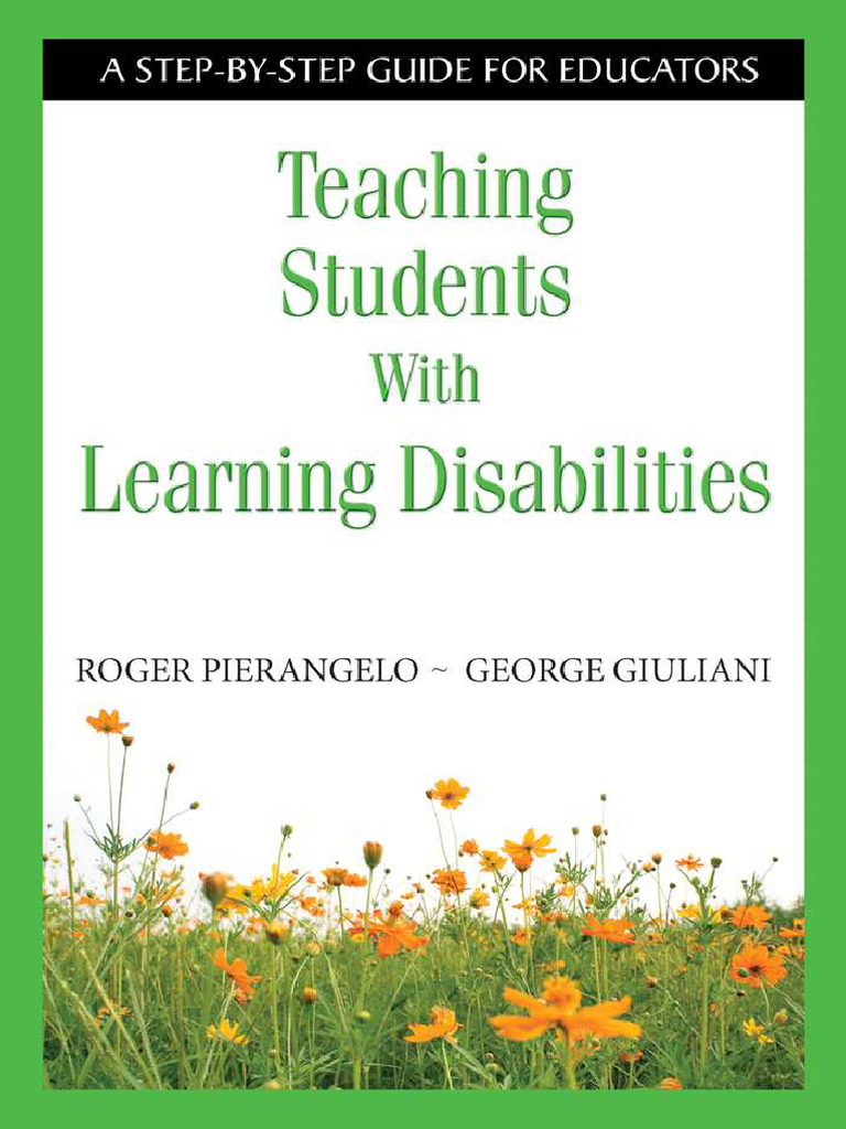Teaching Students With Learning Disabili Pdf Twin Learning Disability