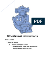 StockMunki Instructions