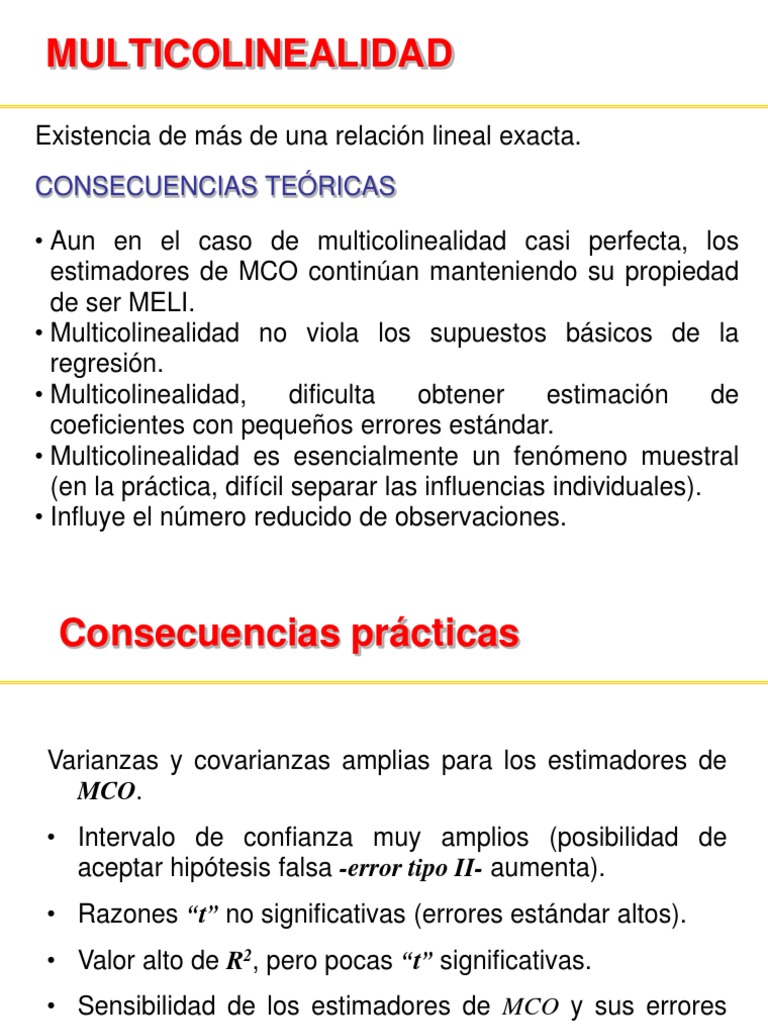 5.e MULTICOLINEALIDAD | PDF | Multicolinealidad | Science