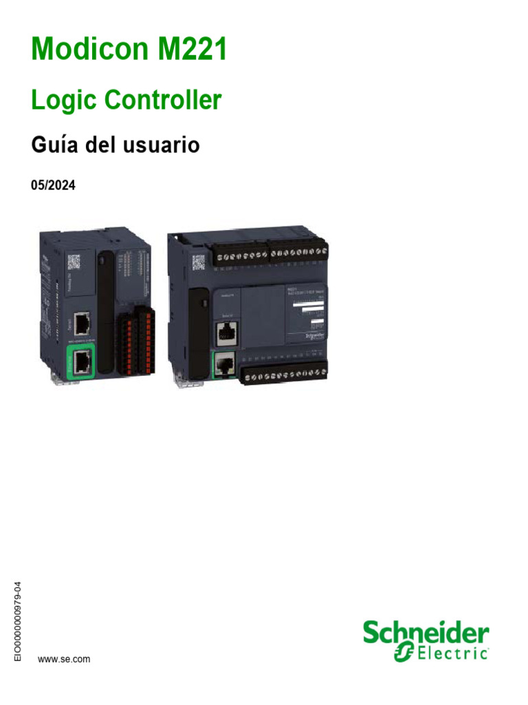 M221 UserGuide ES EIO0000000979 04 | PDF | Controlador lógico ...