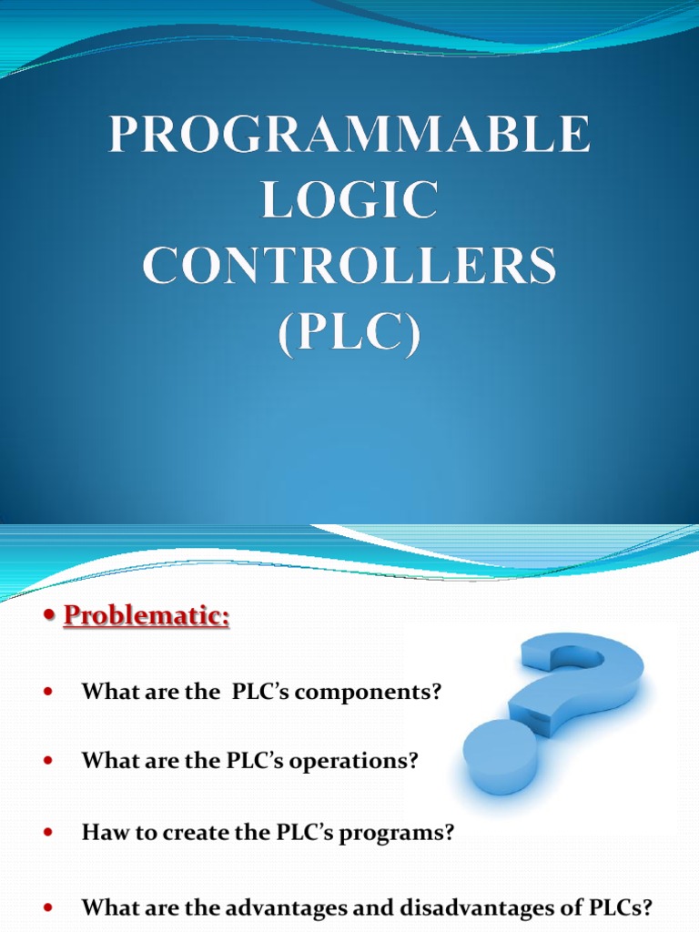 PLC | PDF | Programmable Logic Controller | Input/Output