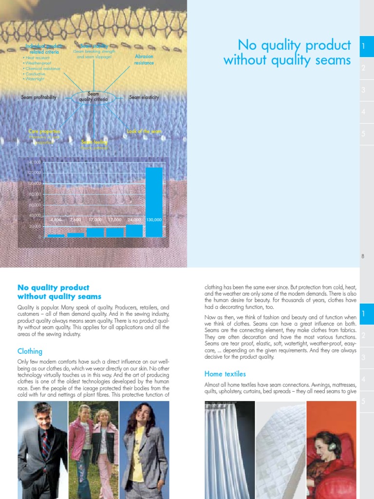 Importance of Seam Quality in Textiles | PDF | Yarn | Seam (Sewing)