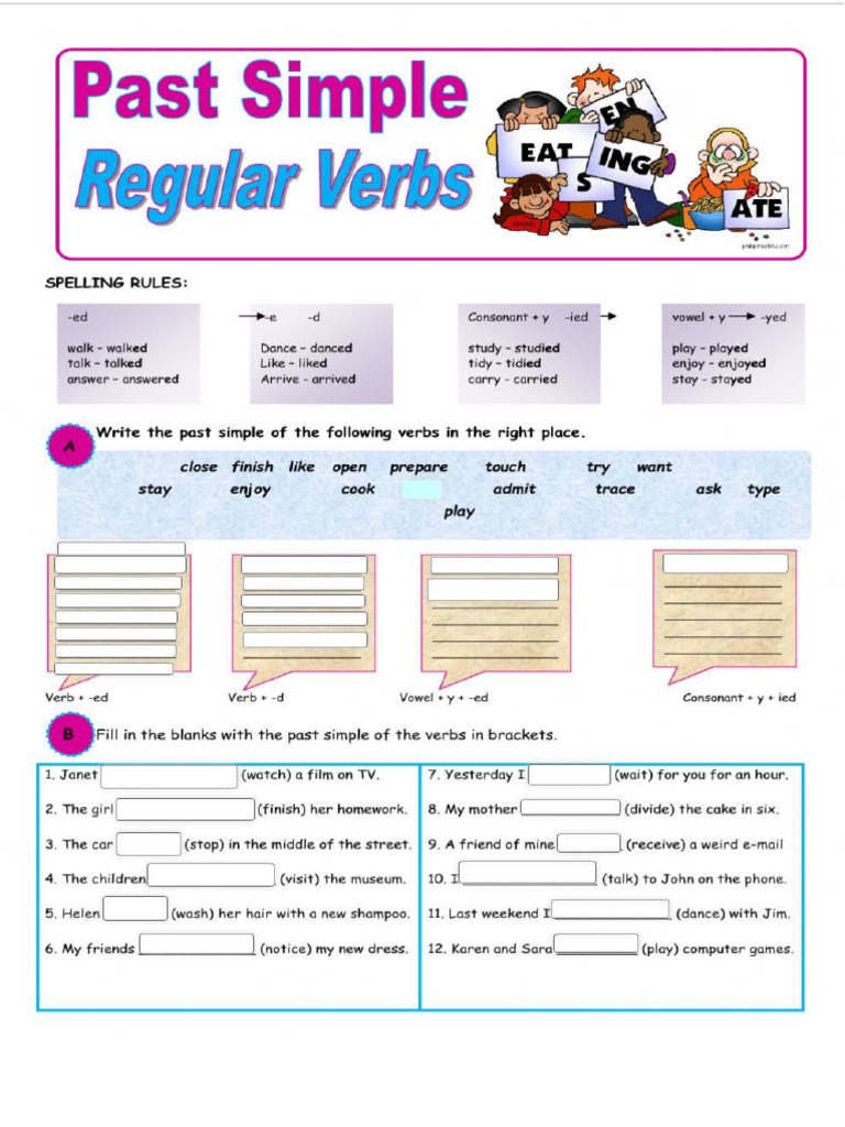 Past Simple Word | PDF