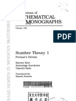 Number Theory I Fermat's Dream