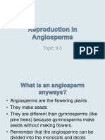 Topic 9.3 Reproduction in Angiosperms