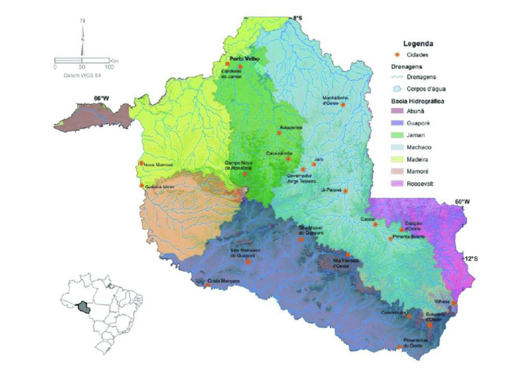 Figura 42 Bacias Hidrograficas de Rondonia | PDF