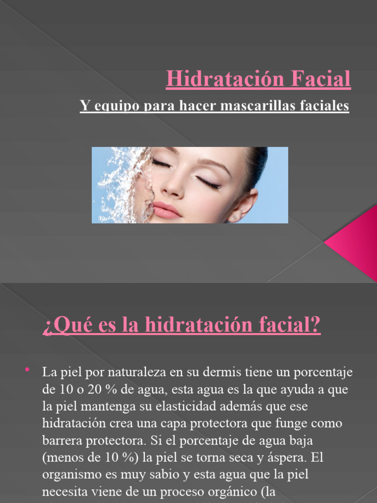 Hidratación Facial+ Frutas | PDF | Piel | Fruta