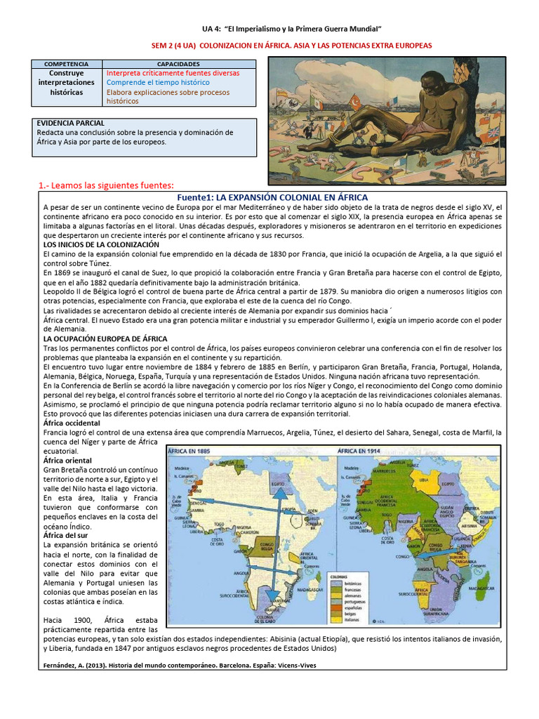 Colonialismo Europeo en África y Asia | PDF | Colonialismo