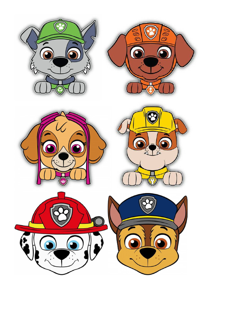 Cara de Los Personajes de Paw Patrol | PDF