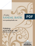 Katalog Sandal Batik SX 003