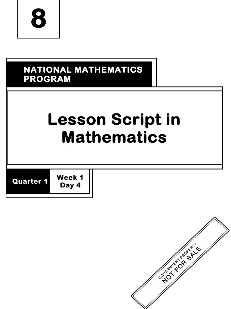Lesson Script in Mathematics | PDF | Mode (Statistics) | Mean