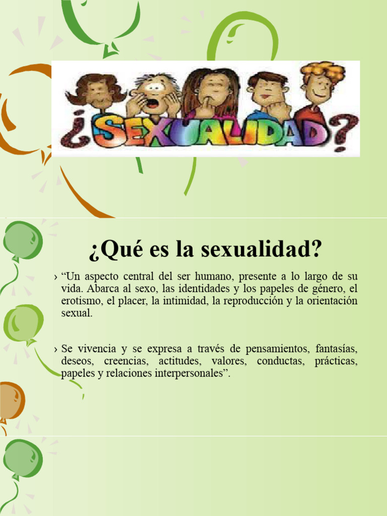 SEXUALIDAD | PDF | La sexualidad humana | Infección transmitida sexualmente