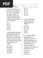 Section 1 30 Minutes (20 Questions) : Then, 3 and 2 5 If