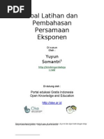 Download Persamaan Eksponen Soal Jawab by Aulia Ikmal SN75537670 doc pdf