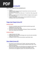 Tata Tertib Pemilihan Rt