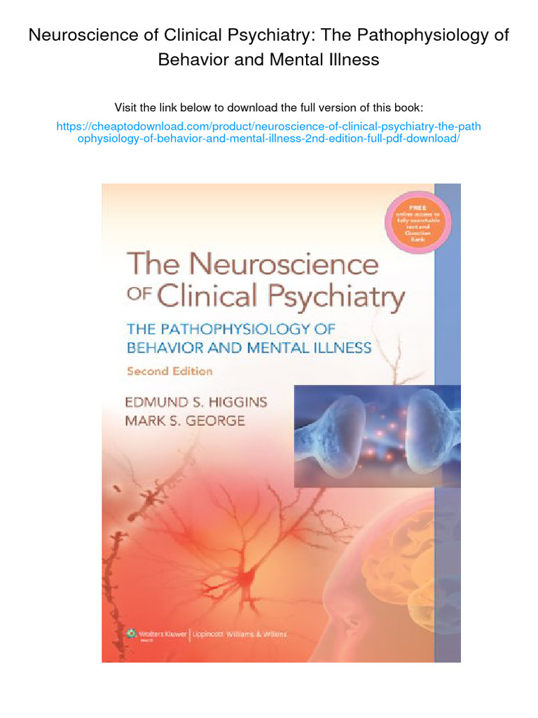 Neuroscience in Clinical Psychiatry | PDF | Twin | Neuron