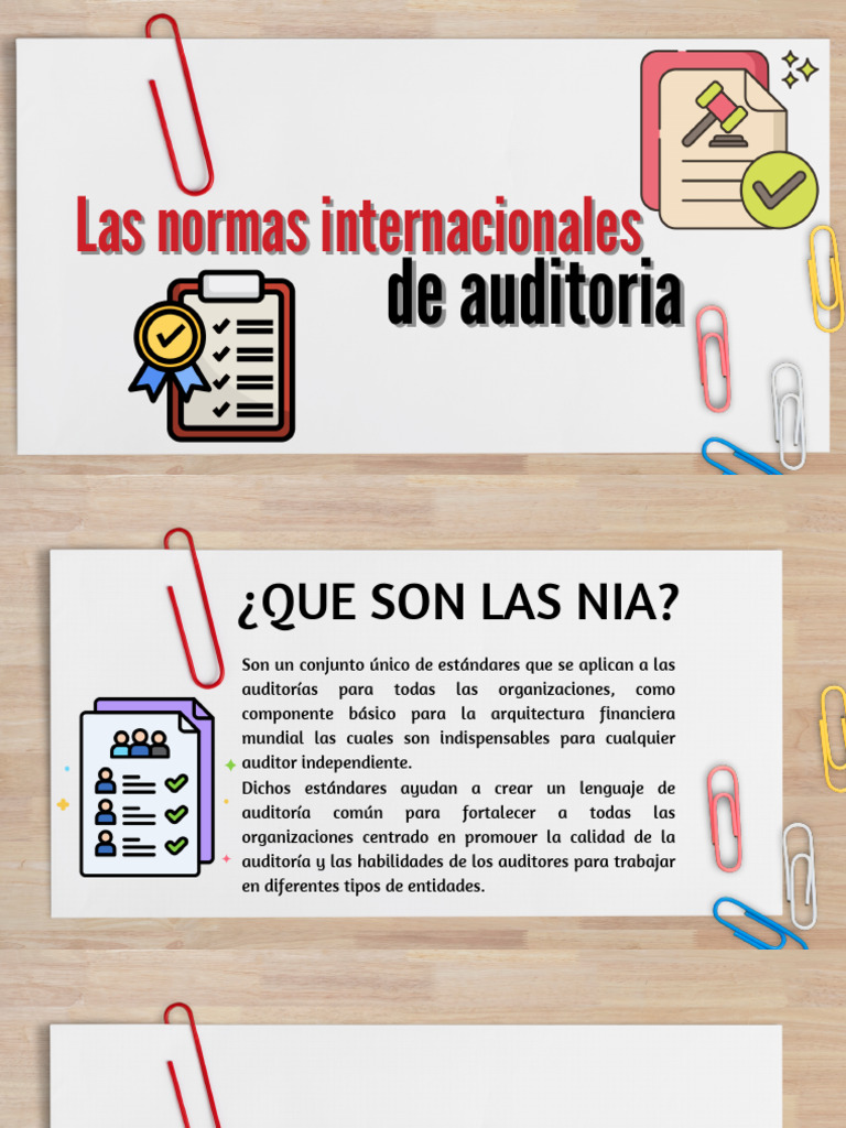 Normas Internacionales de Auditoría (NIA) | PDF | Auditoría | Contralor