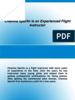 Chanina Sperlin Is An Experienced Flight Instructor