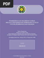 Download Pemberdayaan Kearifan Lokal by   SN75539519 doc pdf