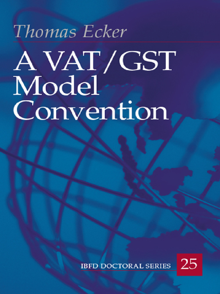 VAT GST Model Convention | PDF | Taxes | Value Added Tax