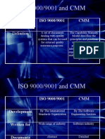 ISO 9000/9001 and CMM