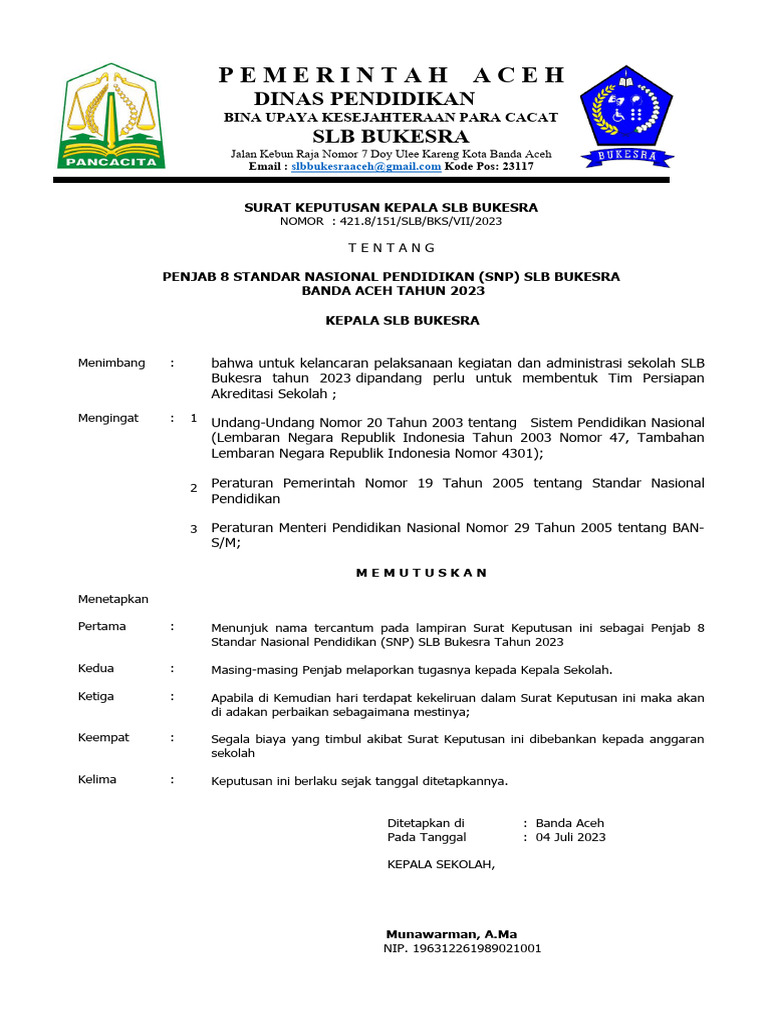 Sk 8 Standar Snp Pdf