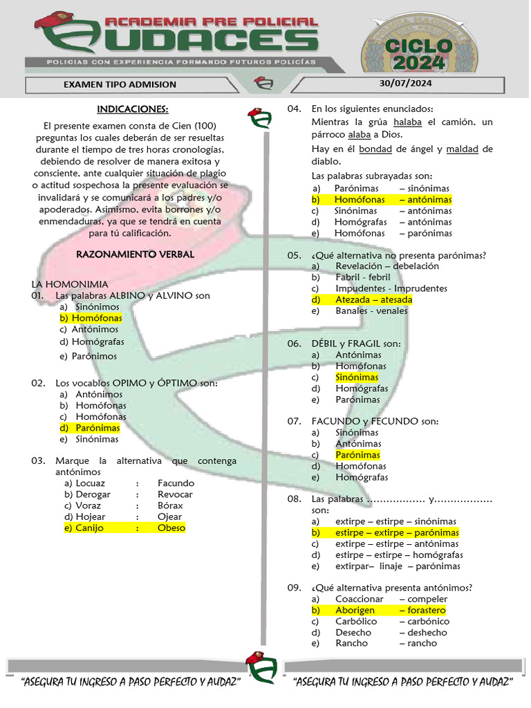 Eta 30.07.2024 Respuestas | PDF