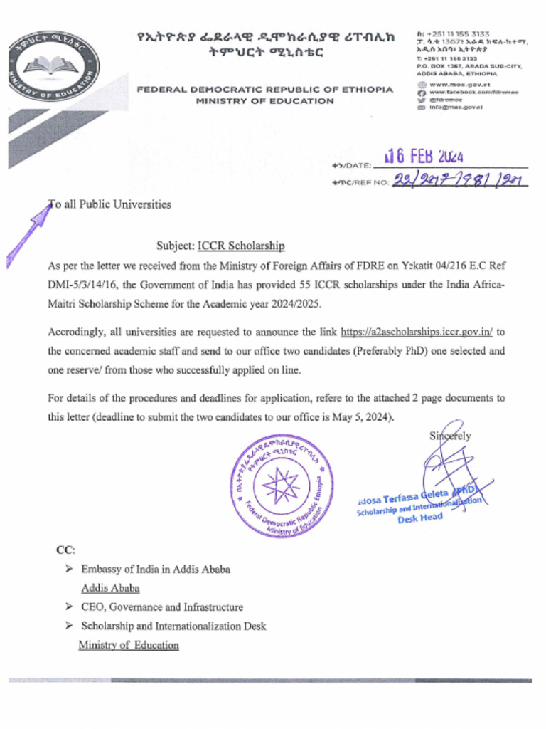 ICCR | PDF