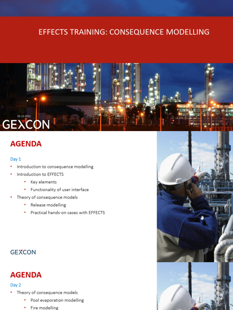 Consequence Modelling with EFFECTS Training | PDF | Risk | Evaporation