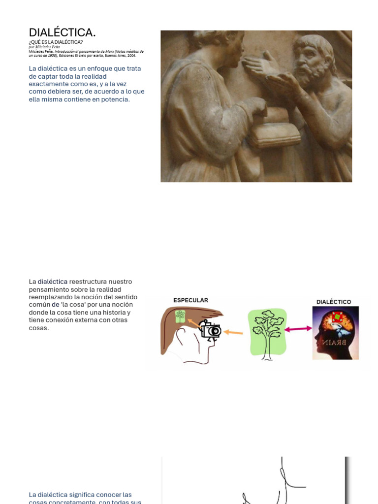 Dialéctica Pdf Dialéctico Pensamiento