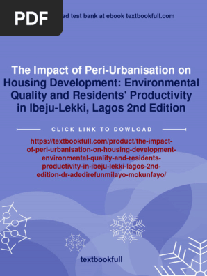 The Impact of Peri-Urbanisation On | PDF | Urbanization