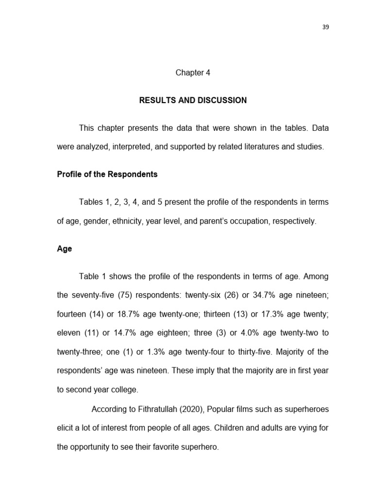 Respondent Profile Analysis in Education Study | PDF | P Value ...