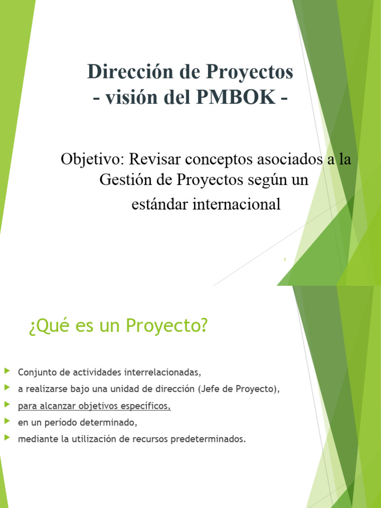 Gestión de Proyectos según PMBOK | PDF | Gestión de proyectos | Business