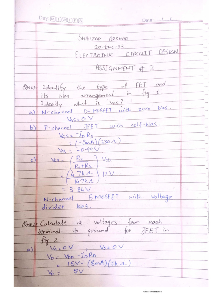 ECD Assignment 2 (Sol) | PDF
