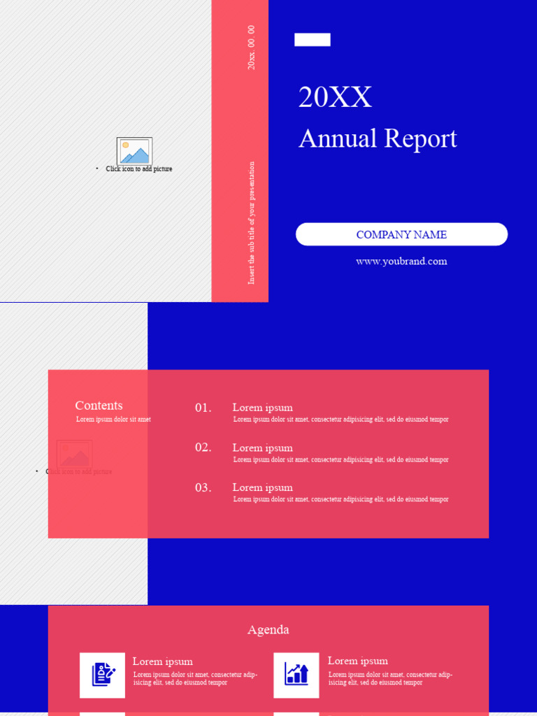 Annual Company Report Template | PDF | Digital Technology | Internet