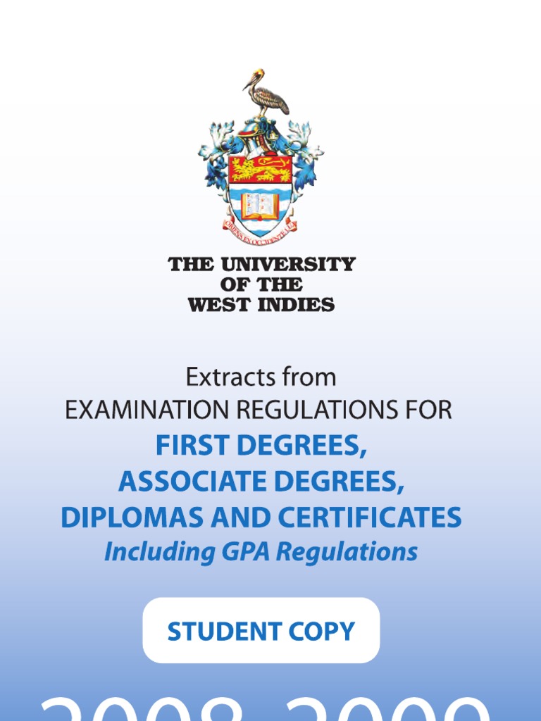 Exam and GPA Regulations 2008 Academic Degree Grading (Education)