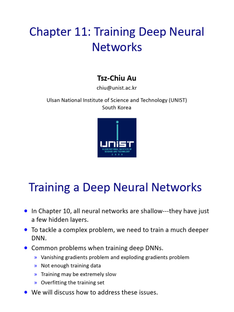 Deep Neural Network Training Guide | PDF | Artificial Neural Network ...