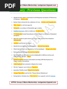 AP History - Previous Questions: Download High Quality Study Material