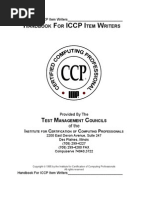 Handbook For Iccp Item Writers