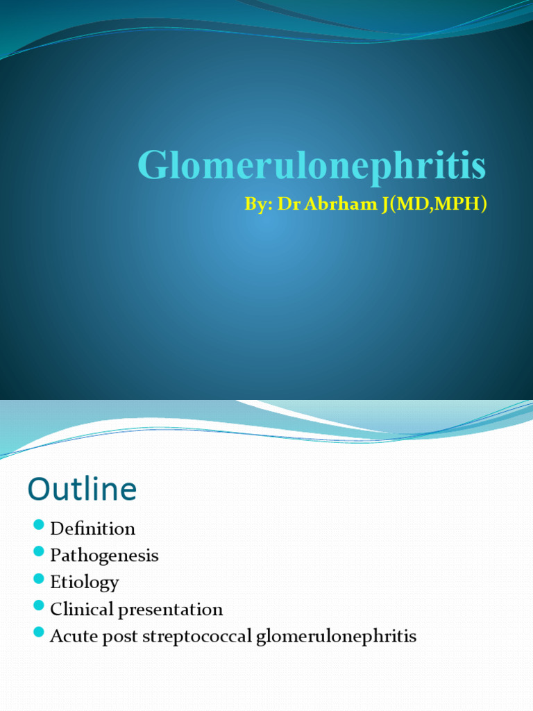 Glomerulonephritis | PDF | Streptococcus | Internal Medicine