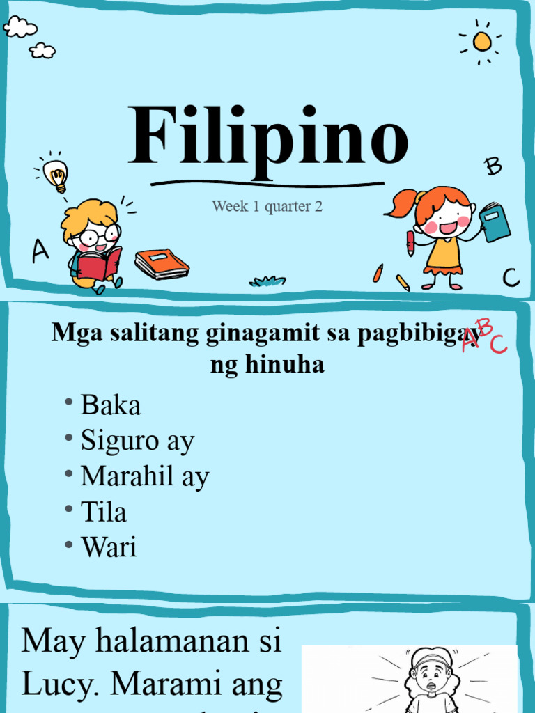 Filipino Language: Hinuha and Grammar | PDF | Planets | Jupiter