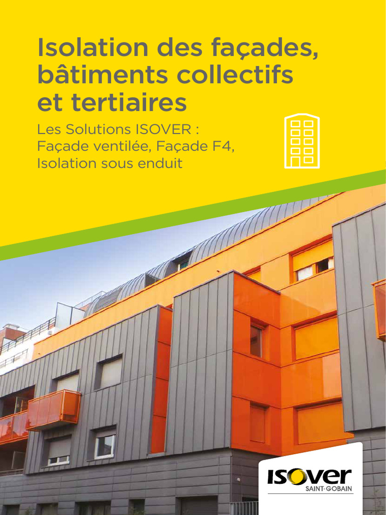 Solutions d'Isolation des Façades ISOVER | PDF | Isolation thermique du ...