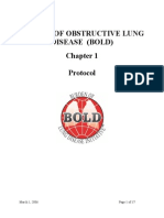 Burden of Obstructive Lung Disease (Bold) Protocol